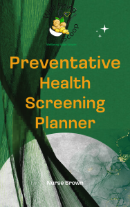 Preventative Health Screenings Planner