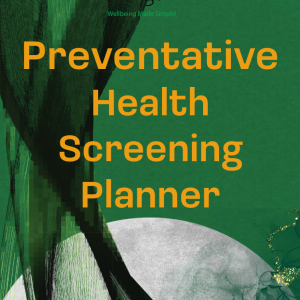 Preventative Health Screenings Planner