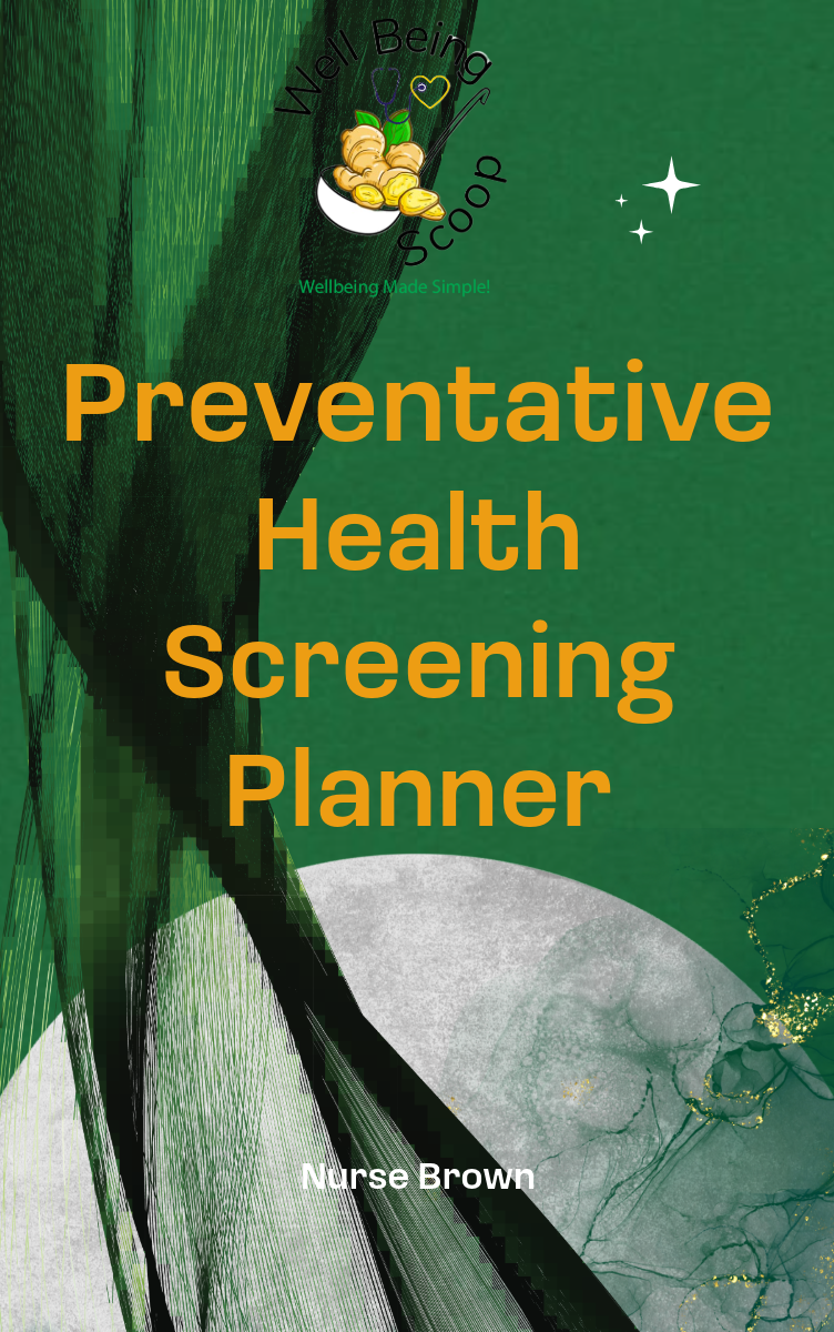 Preventative Health Screenings Planner